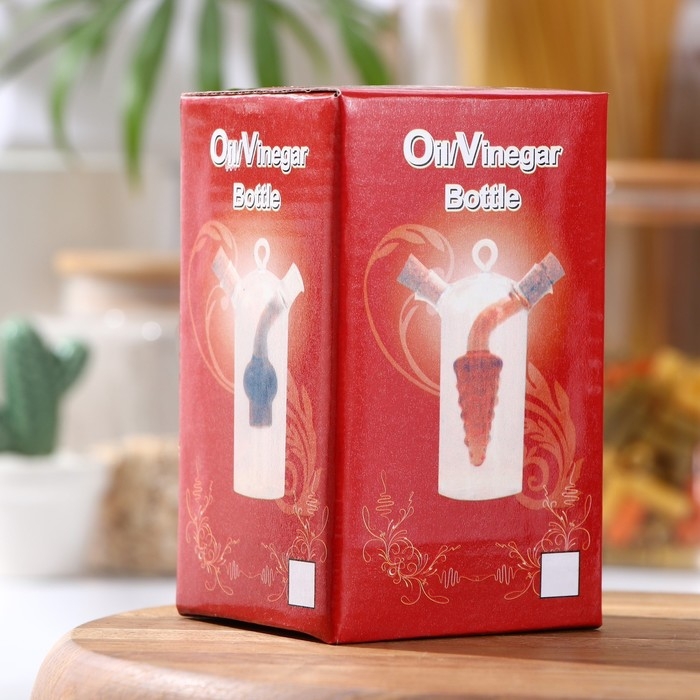 Бутыль стеклянная для соусов и масла 2 в 1 &laquo;Фьюжн. Звезда&raquo;, 8&times;4,5&times;11 см