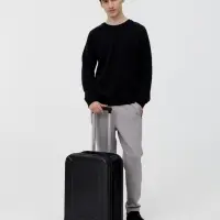 Чемодан Platta, черный