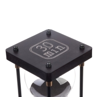 Песочные часы "Бесконечность", на 30 минут, 25 х 9.5 см, песок черный Песочные часы "Бесконечность", на 30 минут, 25 х 9.5 см, песок черный