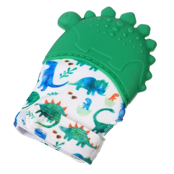Прорезыватель-рукавичка «Динозаврик», Крошка Я, Прорезыватель-рукавичка «Динозаврик», Крошка Я,