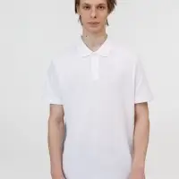 Рубашка поло унисекс Pulse, белая, размер S