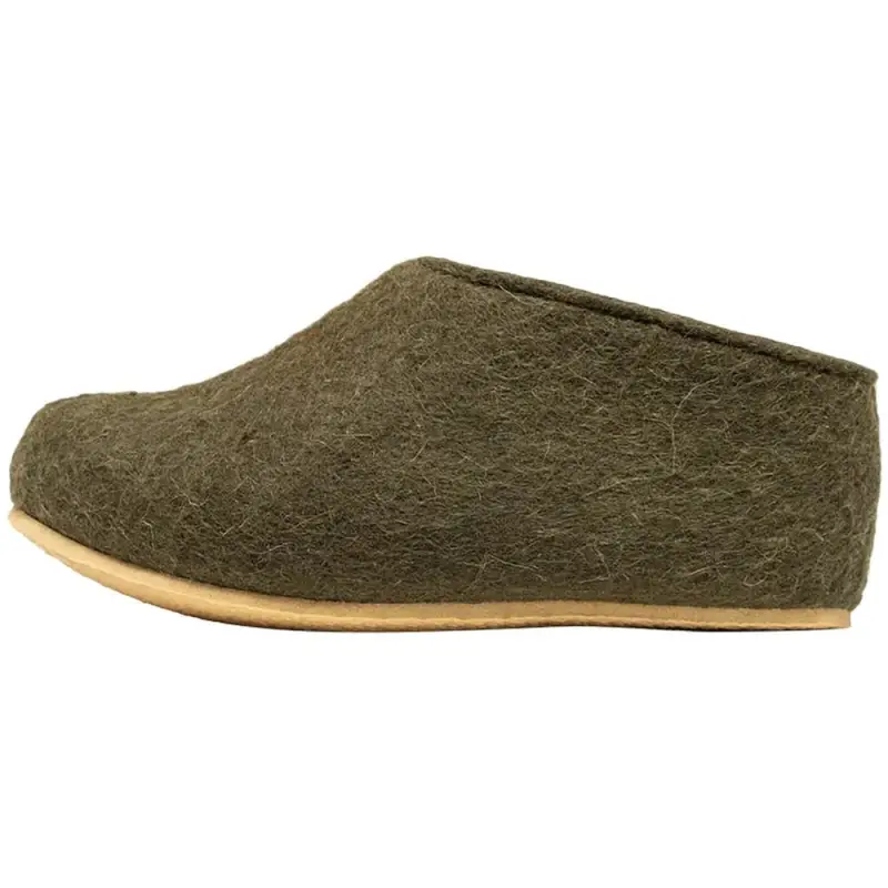Домашние валенки Cant, зеленые (олива), размер 46