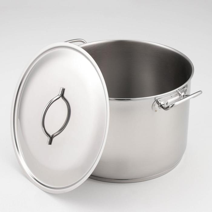 Кастрюля цельнотянутая, 16 л, d=31,6 см, капсульное дно, индукция