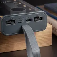 Аккумулятор Trellis Digital 10000 мАч, темно-серый