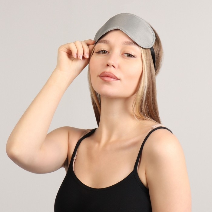 Набор туристический: маска для сна, беруши в футляре Набор туристический: маска для сна, беруши в футляре