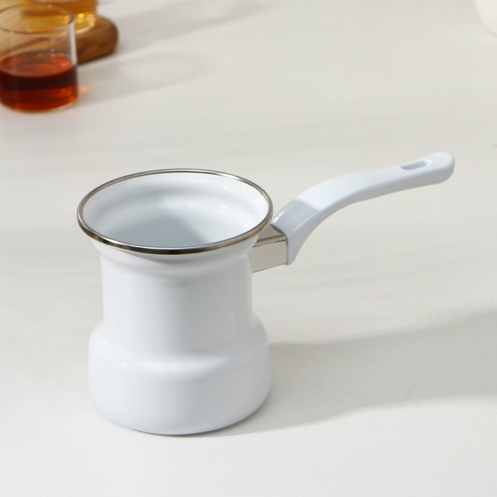 Кофеварка, 400 мл, индукция, цвет белый Кофеварка, 400 мл, индукция, цвет белый