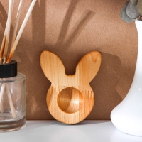 Пасхальный набор Adelica, подставка для яиц заяц 1 ячейка, сервировочная доска, термонаклейки 7 шт, берёза Пасхальный набор Adelica, подставка для яиц заяц 1 ячейка, сервировочная доска, термонаклейки 7 шт, берёза