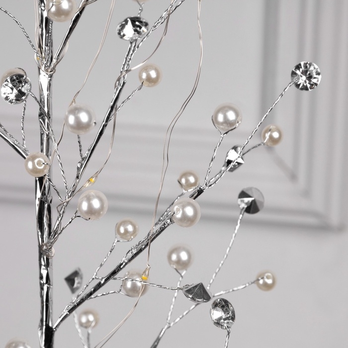 Фигура светодиодная Фигура светодиодная "Капли росы" 55x30x3 см, 20 LED, CR2032x2 (в компл.), свечение тёплое белое