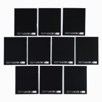 Набор тетрадей 48 листов, 10 предметов, внутренний блок №1 МИКС &laquo;1 сентября: Силуэт&raquo; Софт тач лам, уф лак