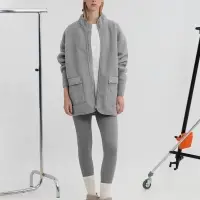 Куртка унисекс Oblako, светло-серая, размер ХS/S