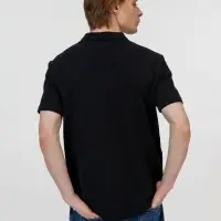 Рубашка поло унисекс Pulse, черная, размер S