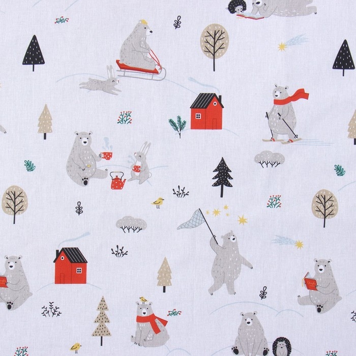 Постельное бельё «Этель» 1,5 Лесные заботы 143х215 см, 150х214 см, 50х70 см -1 шт, 100% хл, бязь Постельное бельё «Этель» 1,5 Лесные заботы 143х215 см, 150х214 см, 50х70 см -1 шт, 100% хл, бязь