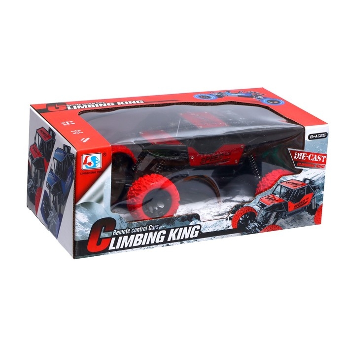 Джип радиоуправляемый &laquo;Триал&raquo;, работает от аккумулятора, цвет красный