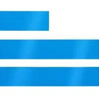 Лента сатиновая Satin 20 L, голубая, 120 см