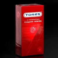 Презервативы «Torex» Сладкая любовь со вкусом клубники, 12 шт. Презервативы «Torex» Сладкая любовь со вкусом клубники, 12 шт.