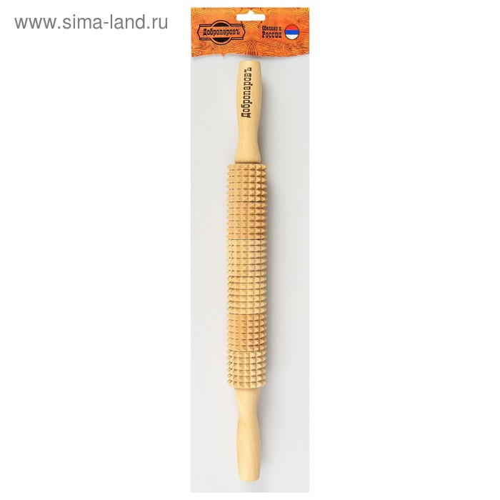 Массажер банный для спины "Добропаровъ" с шипами