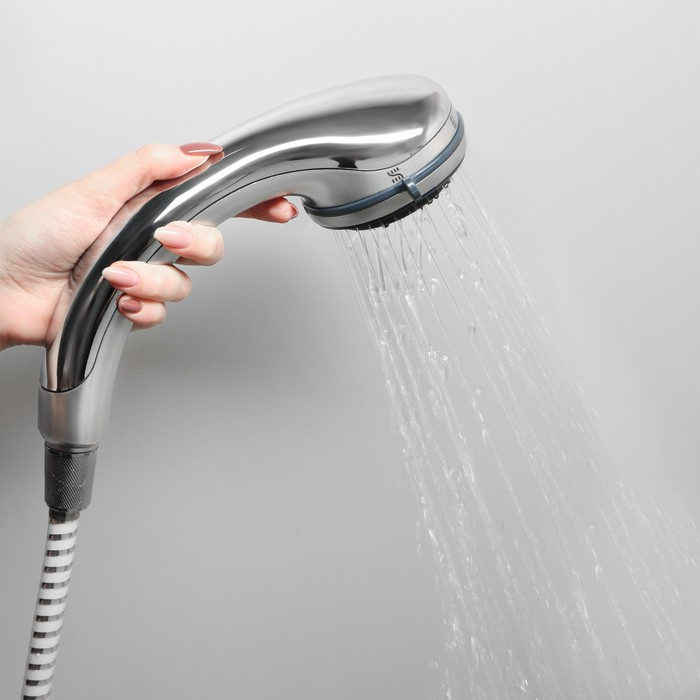 Душевая лейка Accoona A327, 4 режима, корпус пластик, цвет хром Душевая лейка Accoona A327, 4 режима, корпус пластик, цвет хром