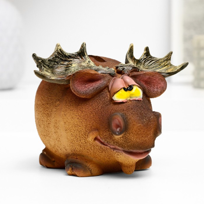 Копилка Копилка "Лось" 14х13х9,5см