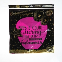 Небесный фонарик &laquo;Верь в свою мечту!&raquo; МИКС