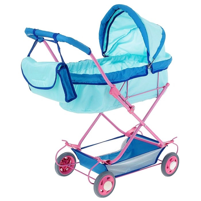 Коляска кукольная № 7, цвета МИКС Коляска кукольная № 7, цвета МИКС