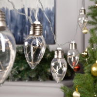 Гирлянда «Нить» 3 м с насадками «Лампочки капля», IP20, прозрачная нить, 80 LED, свечение синее, 8 режимов, 220 В Гирлянда «Нить» 3 м с насадками «Лампочки капля», IP20, прозрачная нить, 80 LED, свечение синее, 8 режимов, 220 В