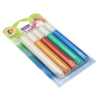 Гель с блёстками "Луч", 5 цветов х 10 мл, перламутровый