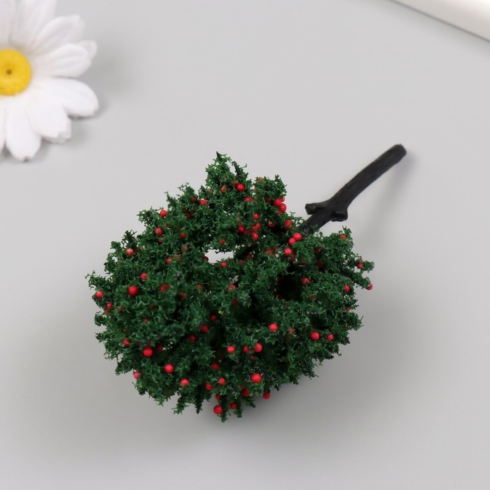 Искусственное растение для творчества пластик "Яблоня" 12 см