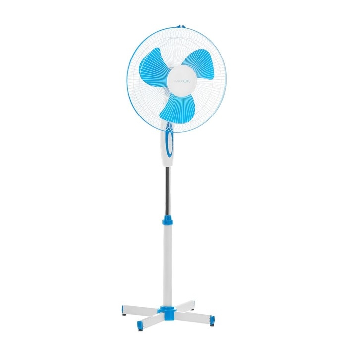 Напольный вентилятор Luazon LOF-01, 45 Вт, 3 режима, бело-синий