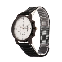 Часы наручные мужские "Эдди", d-4 см, длина ремешка 28 см, черные Часы наручные мужские "Эдди", d-4 см, длина ремешка 28 см, черные