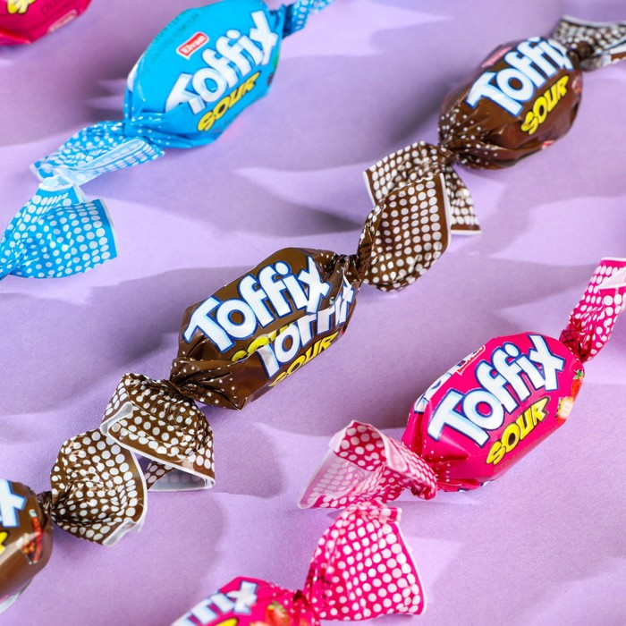 Конфеты жевательные Toffix sour mix, 1 кг Конфеты жевательные Toffix sour mix, 1 кг