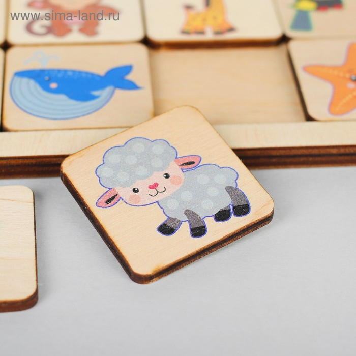 Игра развивающая деревянная &laquo;Кто где живёт&raquo;