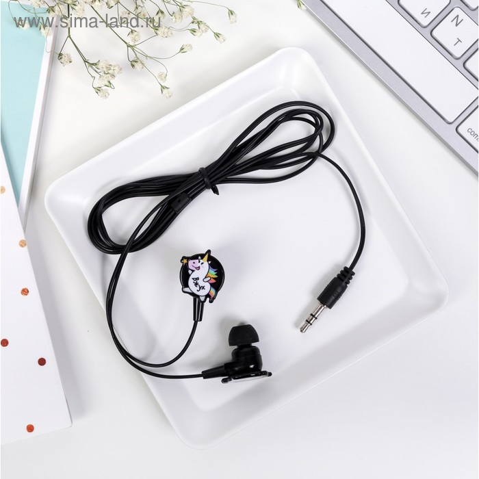 Набор наушники вакуумные и внешний аккумулятор 5000 mAh &laquo;Единорог&raquo;