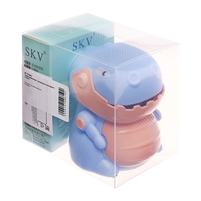 Точилка механическая с контейнером Точилка механическая с контейнером "Дракон" синий