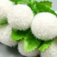 Тычинки для цветов "Шарик мохнатый белый" d=1,5-2 см 1 букет=10 шт 10 см Тычинки для цветов "Шарик мохнатый белый" d=1,5-2 см 1 букет=10 шт 10 см