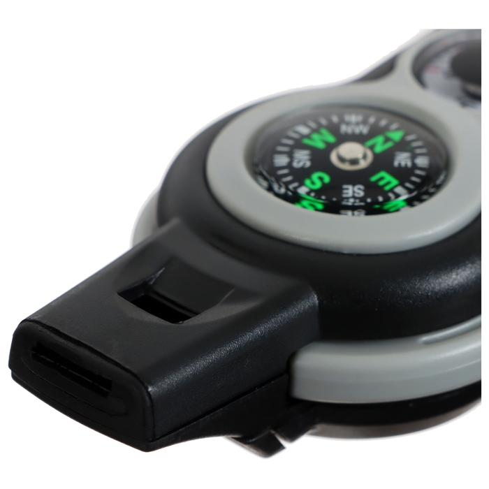 Компас Maclay, 7 в 1: компас, свисток, лупа, фонарик, зеркало, термометр, ячейка для хранения Компас Maclay, 7 в 1: компас, свисток, лупа, фонарик, зеркало, термометр, ячейка для хранения