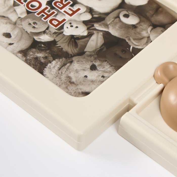 Фоторамка пластик 13х18 см "Мишка в грузовичке" МИКС 29х4х19 см