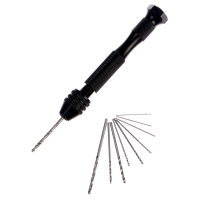 Дрель ручная «Мини» для тонких работ, мини сверла набор 10 шт., размер 1 шт. — от 0,8 до 3 мм Дрель ручная «Мини» для тонких работ, мини сверла набор 10 шт., размер 1 шт. — от 0,8 до 3 мм