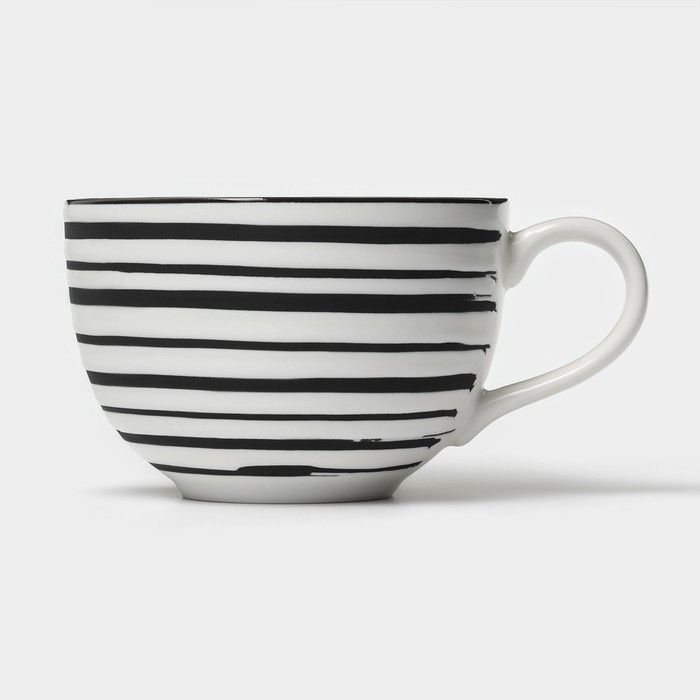 Чайная пара фарфоровая Magistro Hypnose, кружка 230 мл, блюдце 15,5 см Чайная пара фарфоровая Magistro Hypnose, кружка 230 мл, блюдце 15,5 см