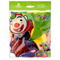 Шар латексный 12", линколун, декоратор, набор 50 шт., цвета МИКС