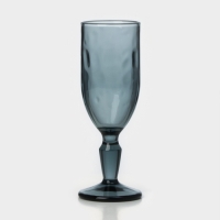 Бокал стеклянный для шампанского Black Diamond, 170 мл