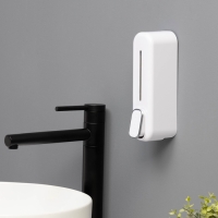 Диспенсер для мыла SAVANNA, механический, 350 мл, пластик, белый Диспенсер для мыла SAVANNA, механический, 350 мл, пластик, белый