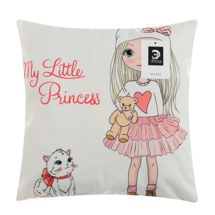 Наволочка декоративная Этель Девичьи истории&raquo;Принцесса&raquo; 40х40 см, велюр