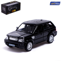 Машина металлическая LAND ROVER RANGE ROVER SPORT,1:32, открываются двери, инерция, цвет чёрный Машина металлическая LAND ROVER RANGE ROVER SPORT,1:32, открываются двери, инерция, цвет чёрный