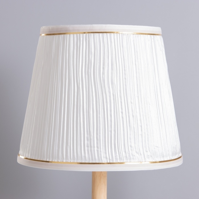 Лампа настольная Лампа настольная "Луиза" 1х40Вт Е27 1х5Вт LED черный/дымчатый 25х25х43см