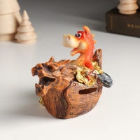 Копилка полистоун "Дракоша на лодке-драконе" МИКС 12х6,8х7,8 см Копилка полистоун "Дракоша на лодке-драконе" МИКС 12х6,8х7,8 см