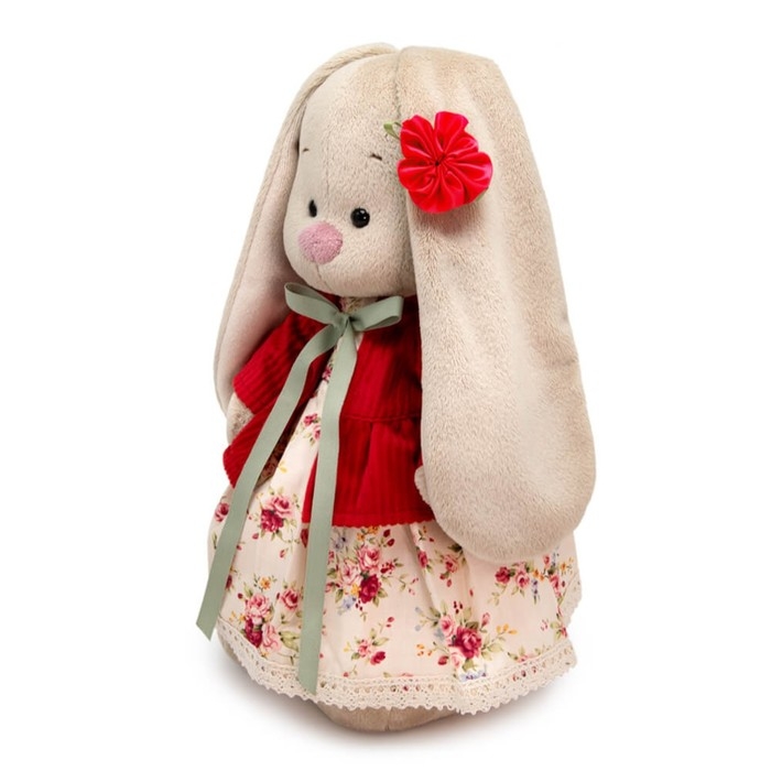 Мягкая игрушка &laquo;Зайка Ми в платье и вельветовом жакете малый&raquo;, 25 см
