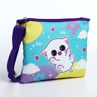 Сумка детская для девочки на молнии, цвет сиреневый/мятный Сумка детская для девочки на молнии, цвет сиреневый/мятный