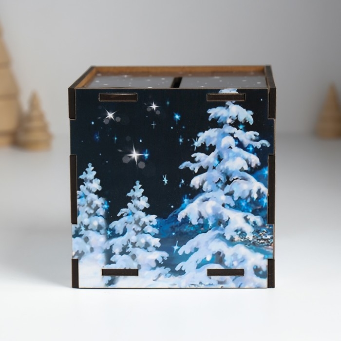 Копилка куб Копилка куб "Чудес в НГ" 10х10х10 см