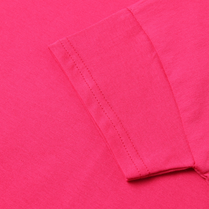 Футболка детская со спущенным плечом, цвет фуксия, рост 128 см Футболка детская со спущенным плечом, цвет фуксия, рост 128 см