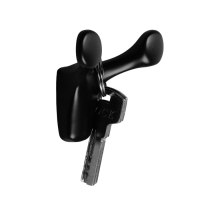 Крючок мебельный CAPPIO DOG, двухрожковый, черный Крючок мебельный CAPPIO DOG, двухрожковый, черный